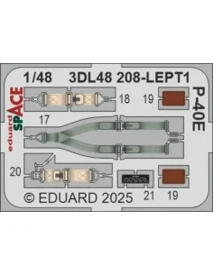 P-40E SPACE EDUARD, 1/48 - Eduard Accessories 3DL48208 2
