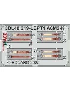 A6M2-K SPACE EDUARD, 1/48 - Eduard Accessories 3DL48219