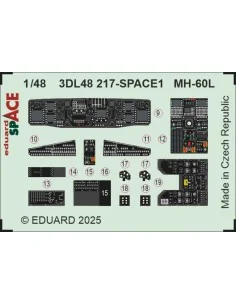 MH-60L SPACE ICM, 1/48 - Eduard Accessories 3DL48217 2
