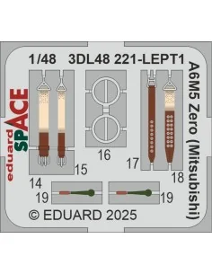 A6M5 Zero (Mitsubishi) SPACE FINE MOLDS, 1/48 - Eduard Accessories ...