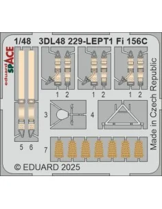 Fi 156C SPACE TAMIYA, 1/48 - Eduard Accessories 3DL48229 2