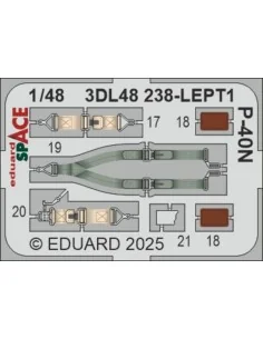P-40N SPACE EDUARD, 1/48 - Eduard Accessories 3DL48238