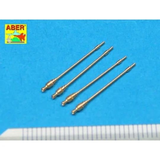 4 barrels for MG42 without jacket, 1/35 - Aber Models 35 L-092 4 barrels for MG42 without jacket, 1/35 - Aber Models 35 L-092