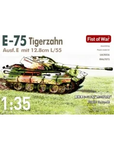 German heavy tank WWII E-75 mit 12.8cm L/55 tiger III Ausf.E, 1/35 ...