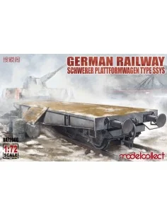German Railway Schwerer Plattformwagen Type ssys 1+1 pack, 1/72 - M...