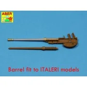 Barrel for 40mm Bofors Anti Aircraft Gun, 1/35 - Aber Models 35 L-093