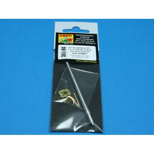 Barrel for British A34 Comet (Bronco) - Aber Models 35 L-094