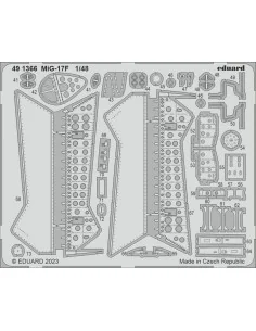 MiG-17F 1/48 AMMO, 1/48 - Eduard Accessories 491366 2