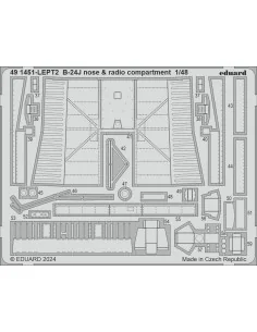 B-24J nose & radio compartment, 1/48 - Eduard Accessories 491451 2