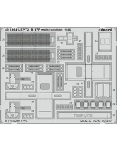 B-17F waist section, 1/48 - Eduard Accessories 491464 2