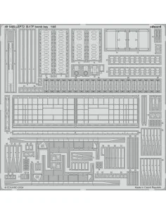 B-17F bomb bay, 1/48 - Eduard Accessories 491465 2