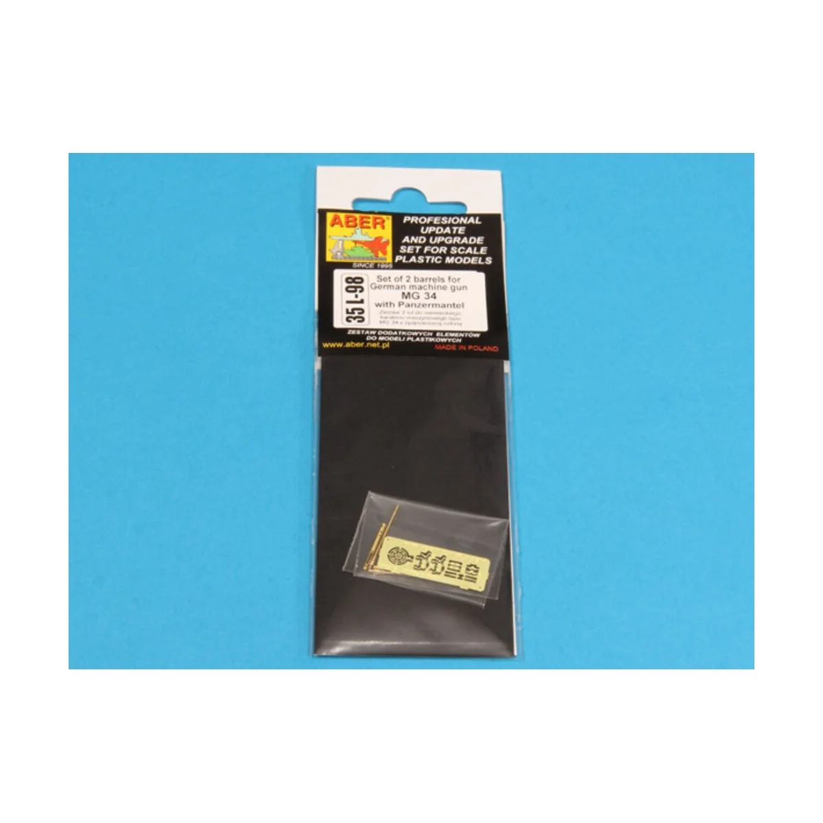 Set of 2 barrels for German tank machine gun MG 34 with Panzermante...