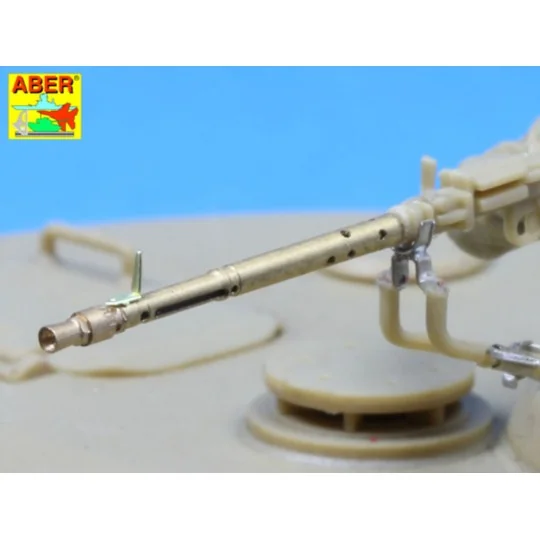 Set of 2 barrels for German tank machine gun MG 34 with Panzermante...