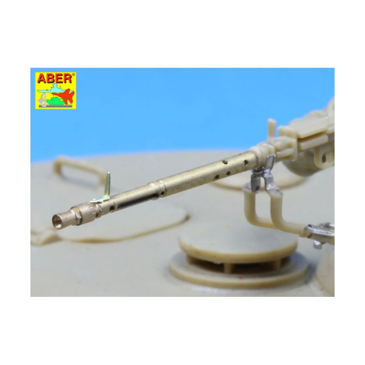 Set of 2 barrels for German tank machine gun MG 34 with Panzermante...