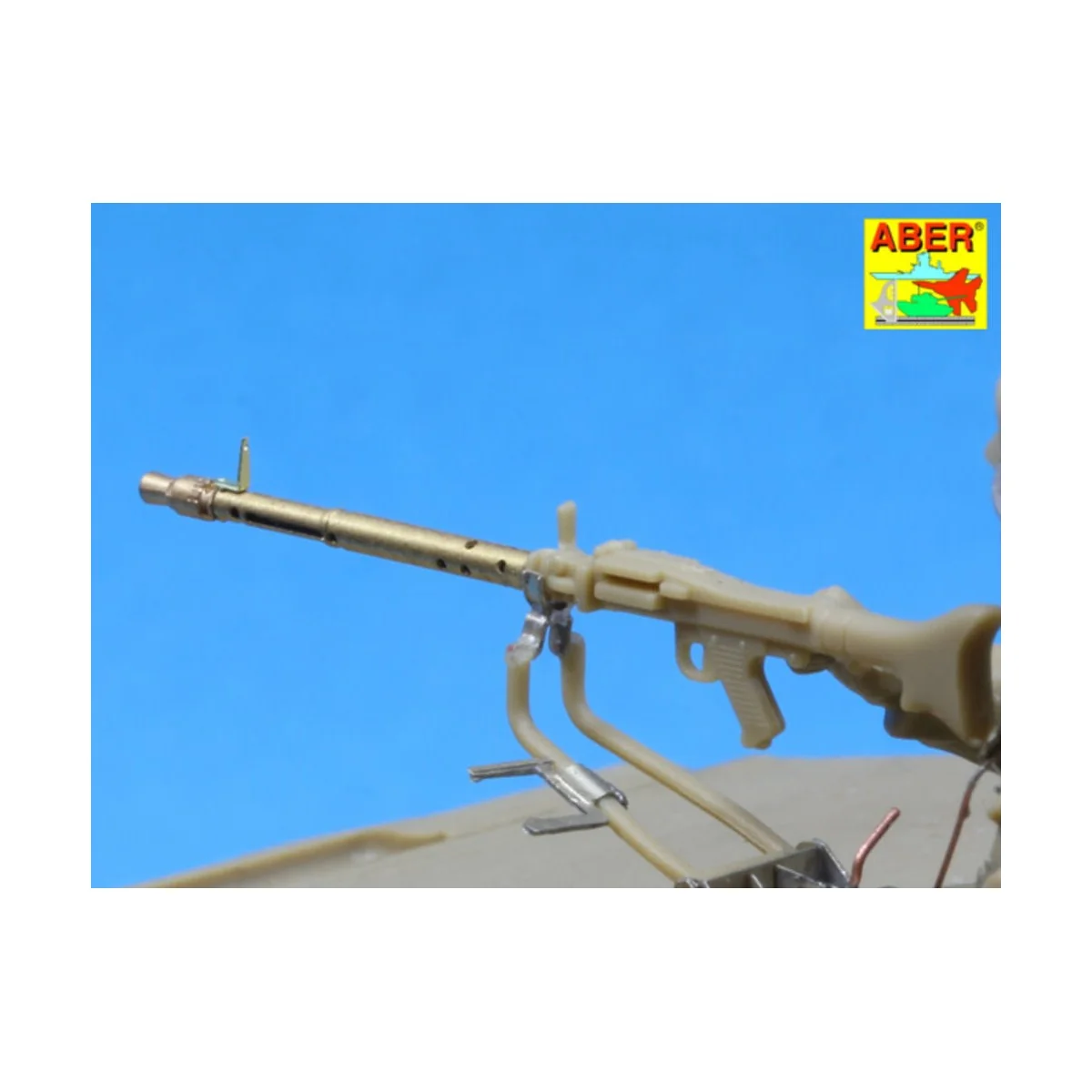 Set of 2 barrels for German tank machine gun MG 34 with Panzermante...