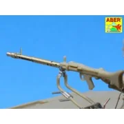 Set of 2 barrels for German tank machine gun MG 34 with Panzermante...