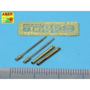 Set of 2 barrels for German tank machine gun MG 34 with Panzermante...