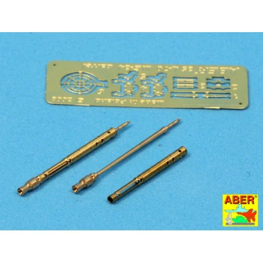 Set of 2 barrels for German tank machine gun MG 34 with Panzermante...