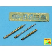 Set of 2 barrels for German tank machine gun MG 34 with Panzermante...