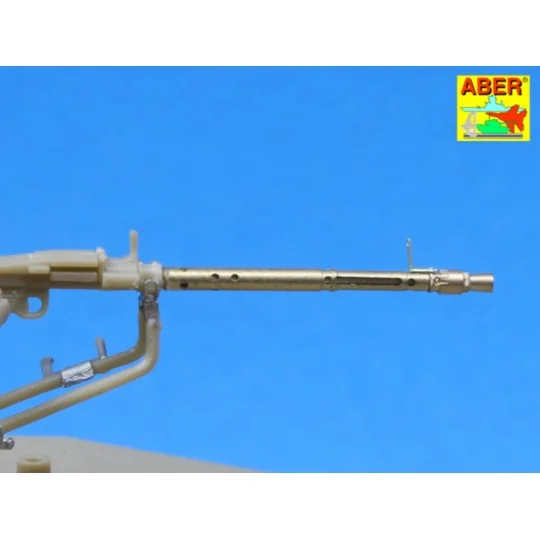 Set of 2 barrels for German tank machine gun MG 34 with Panzermante...