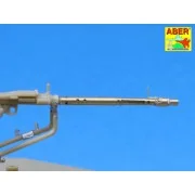 Set of 2 barrels for German tank machine gun MG 34 with Panzermante...