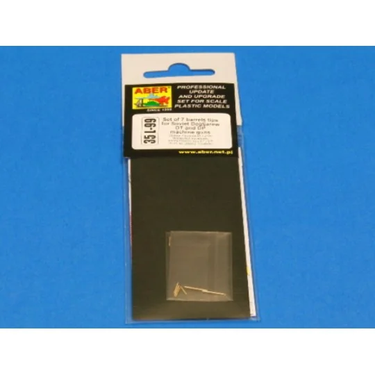 7 barrels tips for Degtijarew DT, 1/35 - Aber Models 35 L-099