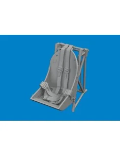 F4U-2 seat w/ integral belts PRINT, 1/48 - Eduard Accessories 6481048