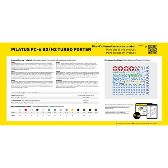 Pilatus PC-6 B2/H2 Turbo Porter - Heller 30410