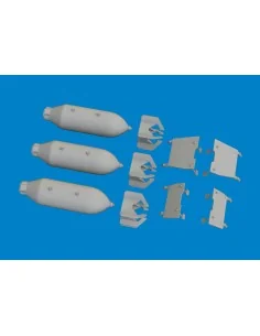 P-40 500lb M64 US bombs EDUARD, 1/48 - Eduard Accessories 6481079 2