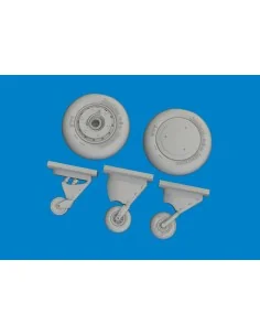 F4F-4 wheels early ACADEMY, 1/48 - Eduard Accessories 6481089 2