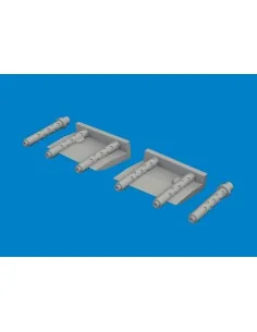 F4F-4 gun barrels PRINT ACADEMY, 1/48 - Eduard Accessories 6481092