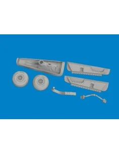 P-40N tail wheel bay PRINT 1/48 for Eduard, 1/48 - Eduard Accessori...