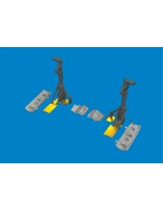 P-40N undercarriage legs PRINT 1/48 for Eduard, 1/48 - Eduard Acces... 2