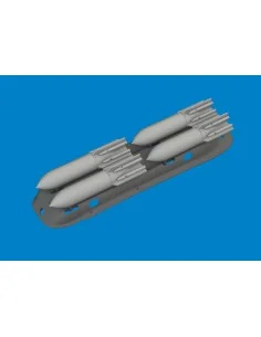 S-199 4xETC 50 rack w/ bombs PRINT for Eduard, 1/48 - Eduard Access...
