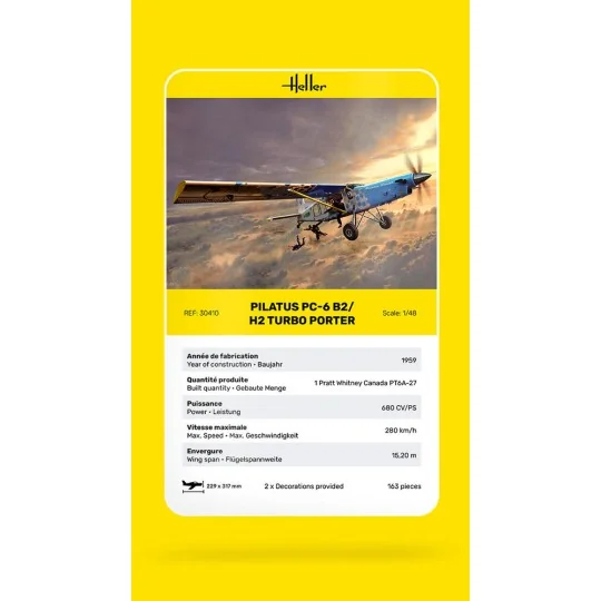 Pilatus PC-6 B2/H2 Turbo Porter - Heller 30410