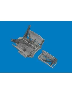 F-16C wheel bays & legs standard PRINT for Tamiya, 1/48 - Eduard Ac...