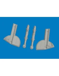 Spitfire Mk.I/II/Va/Vb undercarriage legs PRINT for Eduard, 1/48 - ... 2