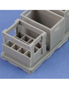 Champagne, cognac e wine bottles with crates, 1/35 - Royal Model RM801 2