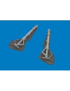 Fw 190A-8/R2 undercarriage legs PRINT for Eduard, 1/48 - Eduard Acc...