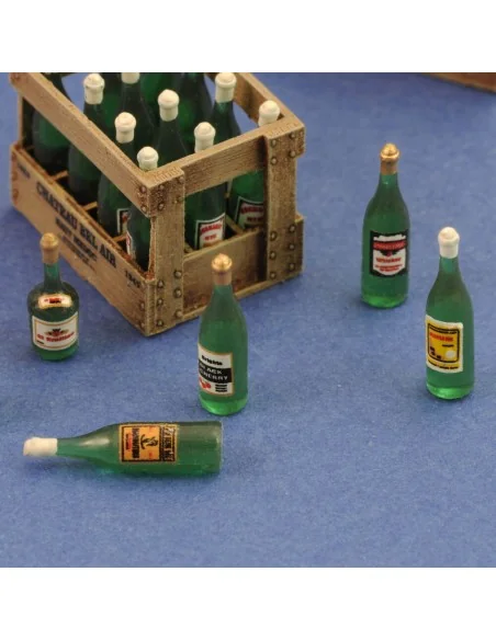 [NO_DESC] Champagne, cognac e wine bottles with crates, 1/35 - Roya...