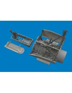 F-16C wheel bays & legs heavyweight PRINT 1/48 for Tamiya, 1/48 - E...