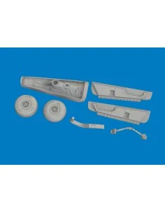 P-40K tail wheel bay PRINT for Eduard, 1/48 - Eduard Accessories 64... 2
