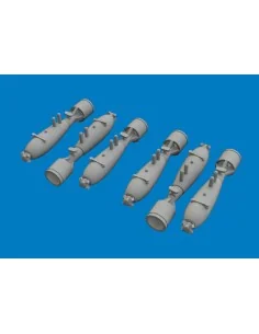 P-40 40lb frag bombs PRINT for Eduard, 1/48 - Eduard Accessories 64... 2