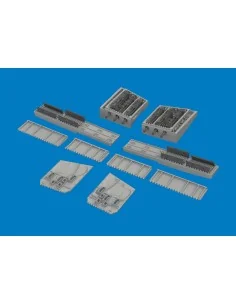P-40K gun bays PRINT for Eduard, 1/48 - Eduard Accessories 6481195