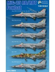 MIG-25 RB/RBT Foxbat, 1/48 - Kitty Hawk KH80113 2