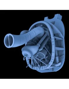 HELICOPTER ENGINE A/MH-6J LITTLE BIRD, 1/35 - Toucan Model TC3D040 2