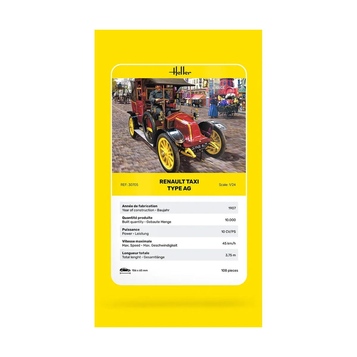 Renault Taxi Type AG - Heller 30705