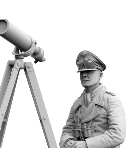 Erwin Rommel with tripod telescope, 1/35 - Royal Model RM820