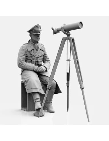 Erwin Rommel with tripod telescope, 1/35 - Royal Model RM820