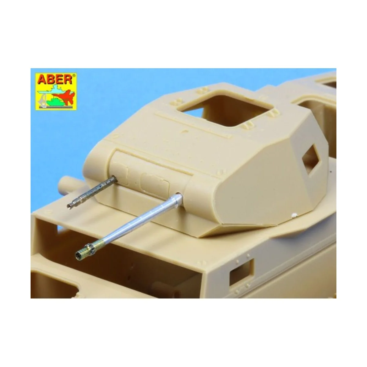 Barrels KwK.30 & MG 34, 1/35 - Aber Models 35 L-106N Barrels KwK.30 & MG 34, 1/35 - Aber Models 35 L-106N